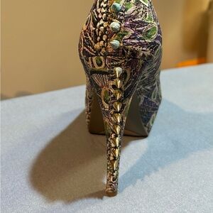 Elegant Patterned Women's Heels